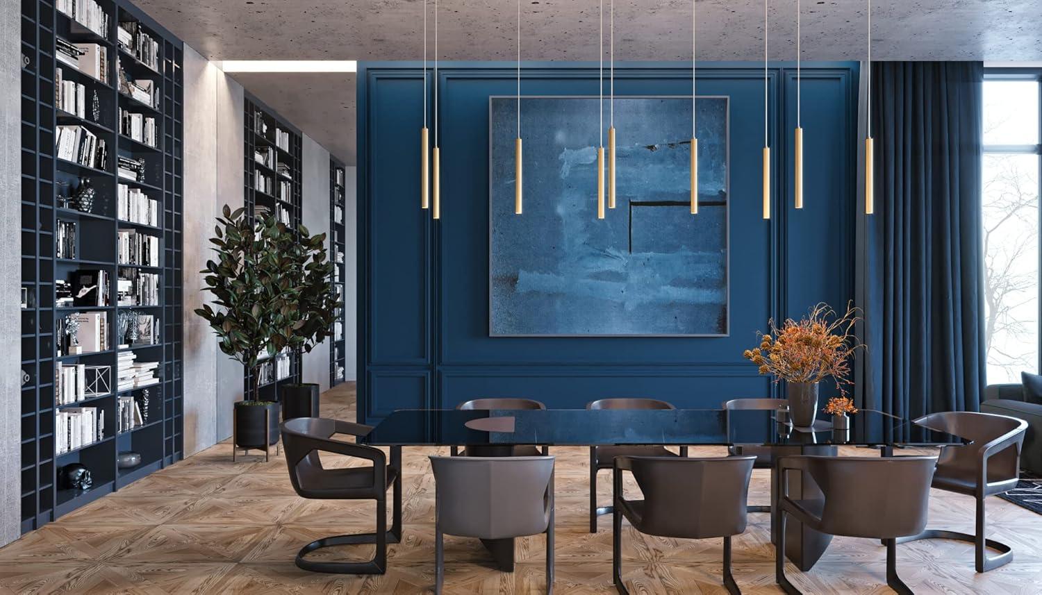 AFX Eli 16" Pendant Satin Brass Satin