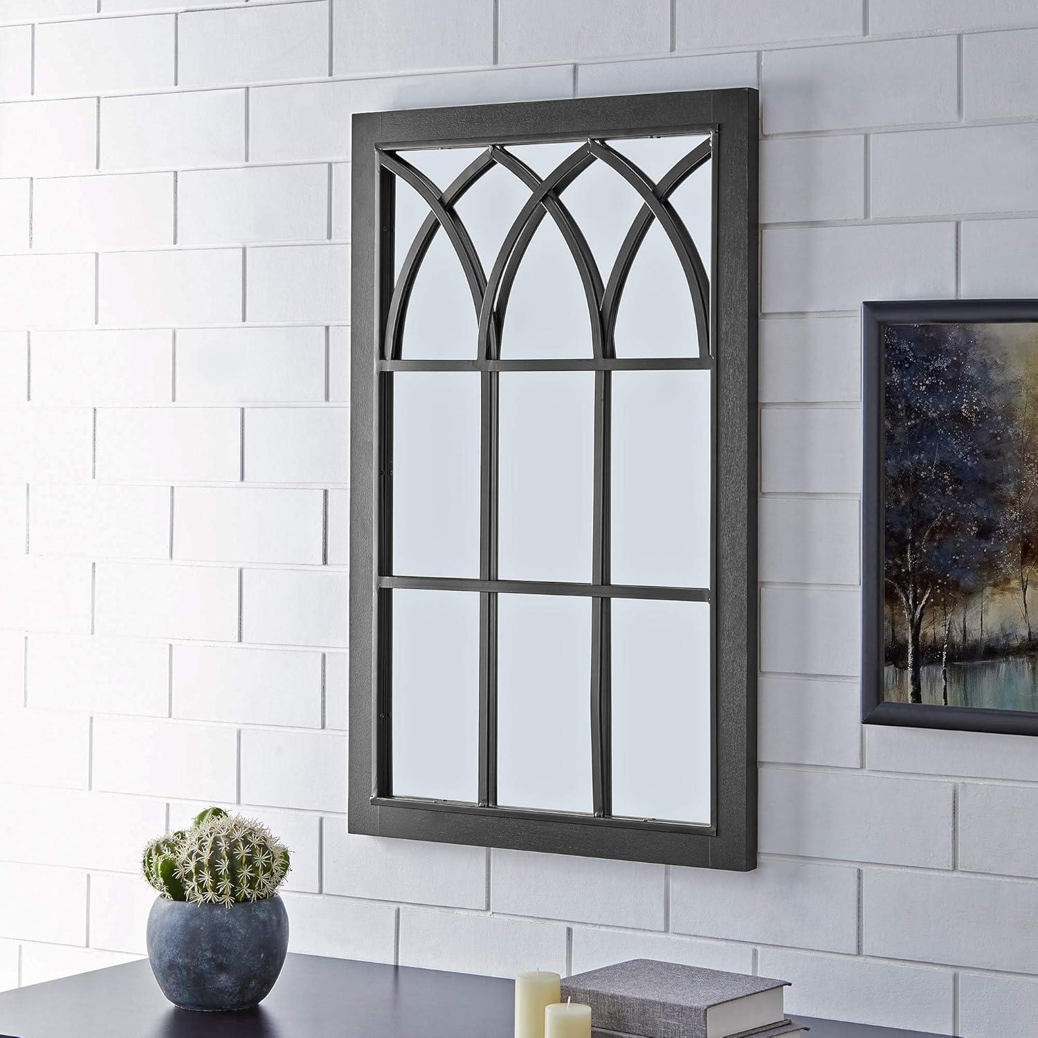 FirsTime & Co. Dark Brown Grandview Arch Wall Mirror, Farmhouse, Rectangular, 23.6 x 1.25 x 37.4 in