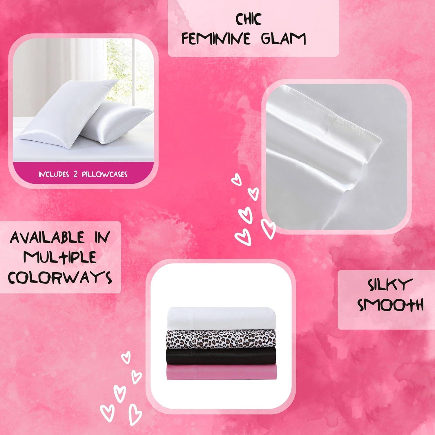 Betsey Johnson Betsey Johnson Soft Satin Pillowcase Sets (Set of 2)