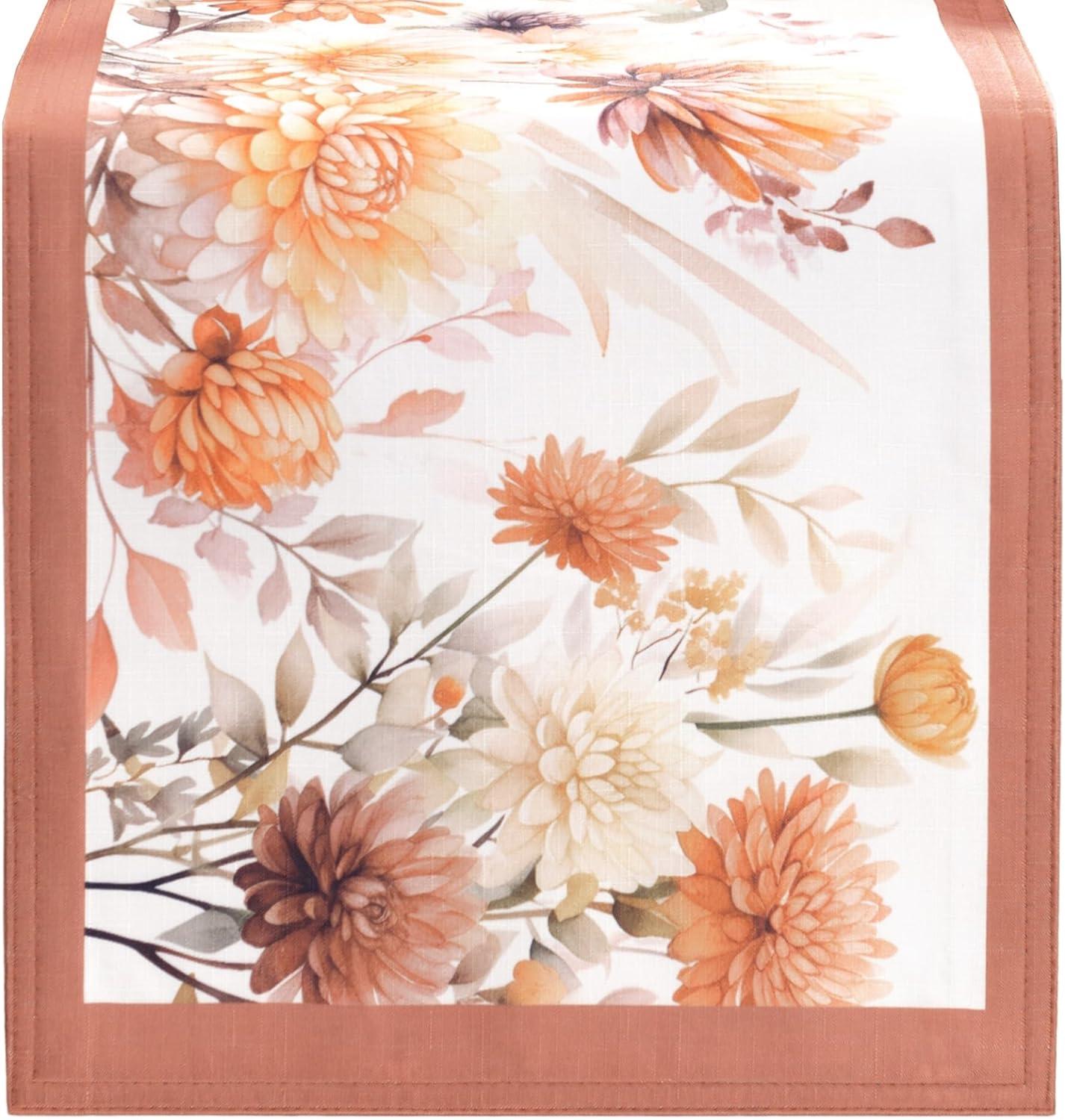 East Urban Home Autumn Blooms Table Runner
