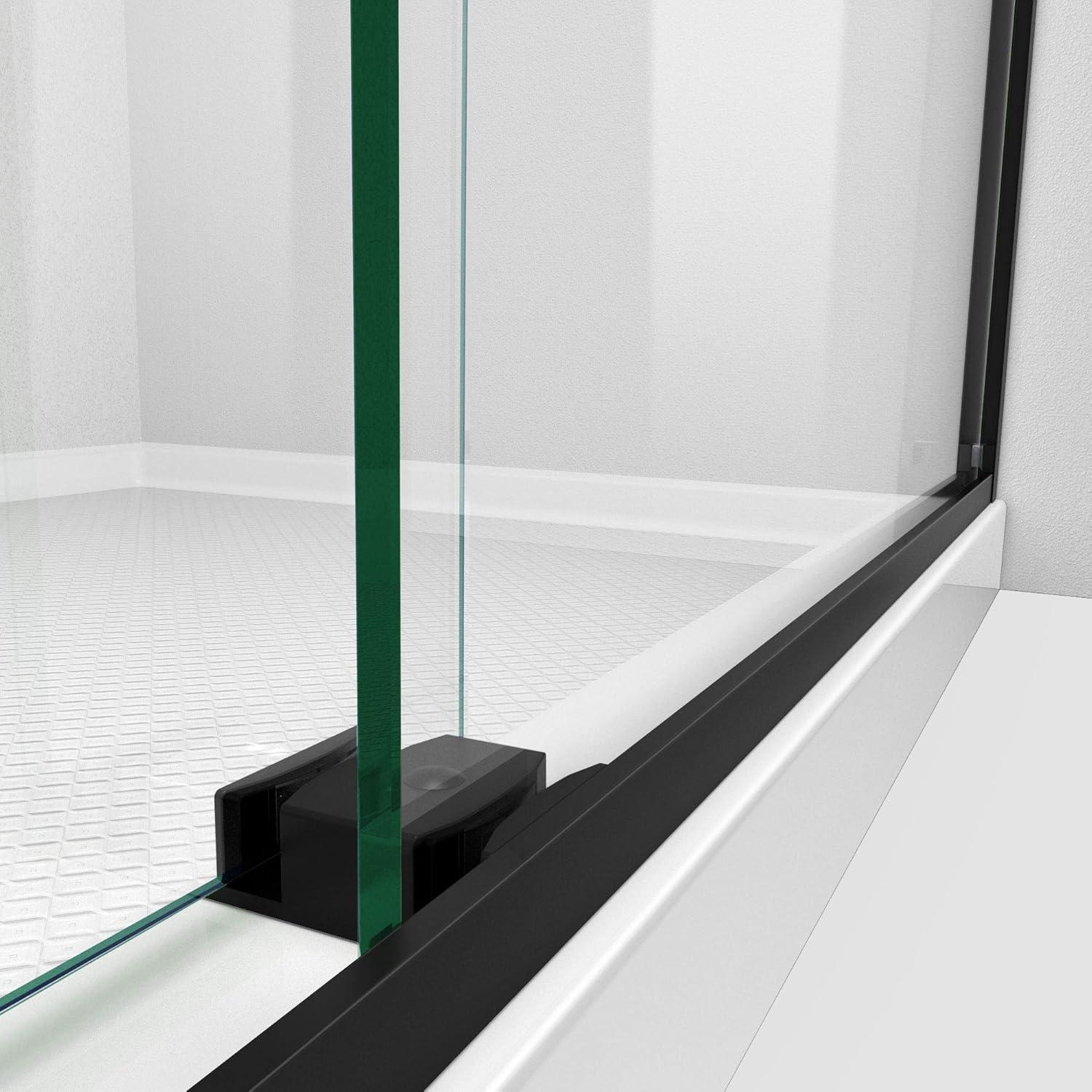 44" - 48" W 76" H Reversible Semi-Frameless Shower Door with ClearMax Technology