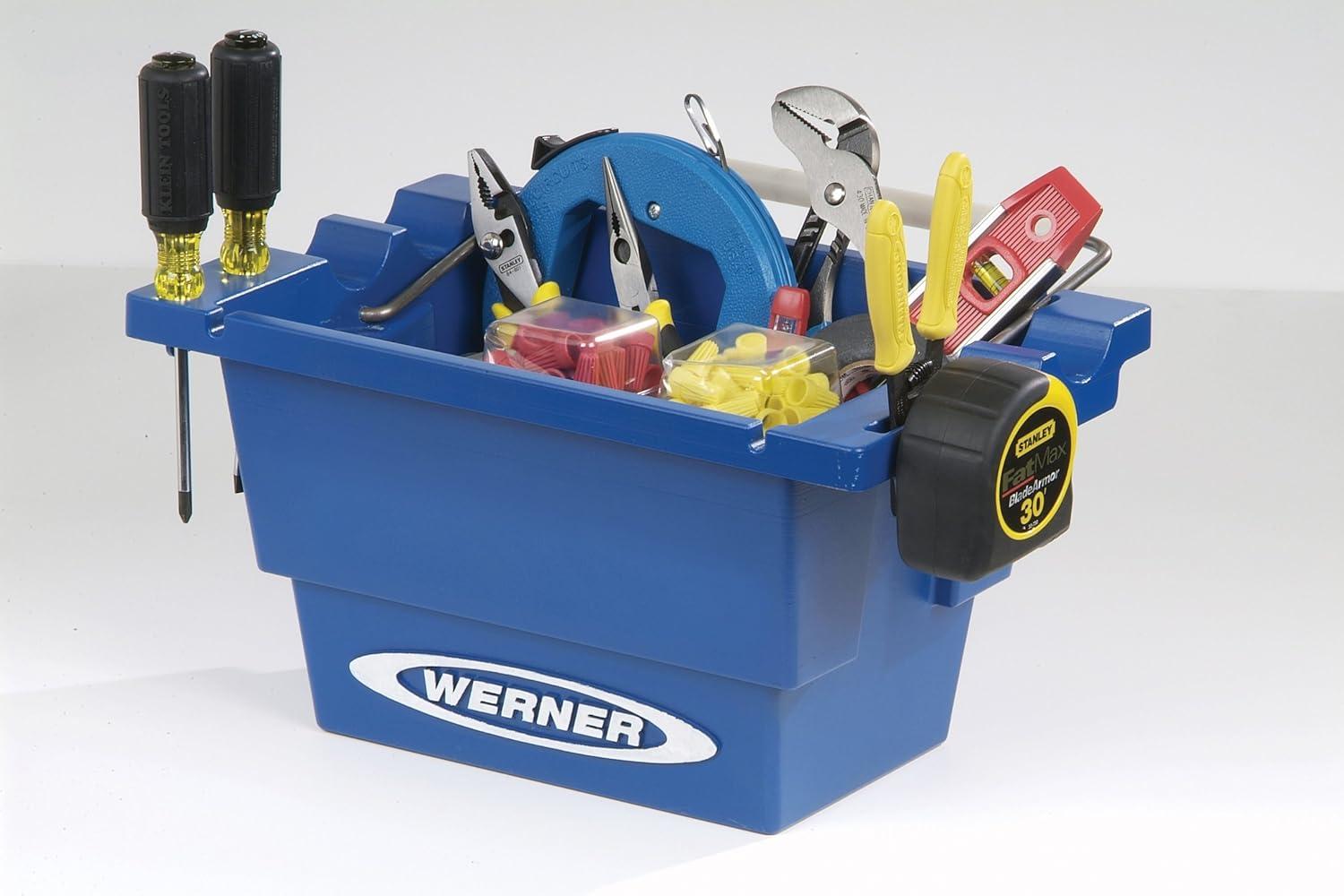 Werner Blue Plastic 25 lb Capacity Job Bucket