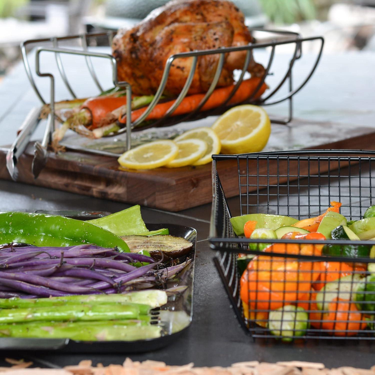 Design Imports Design Imports 9.75'' Enameled Cast Iron Roasting Rack