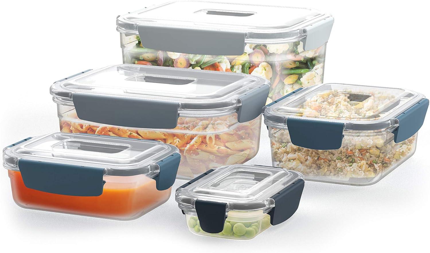 Joseph Joseph Joseph Joseph Nest Lock 10-Piece Food Storage Container Set, BPA Free