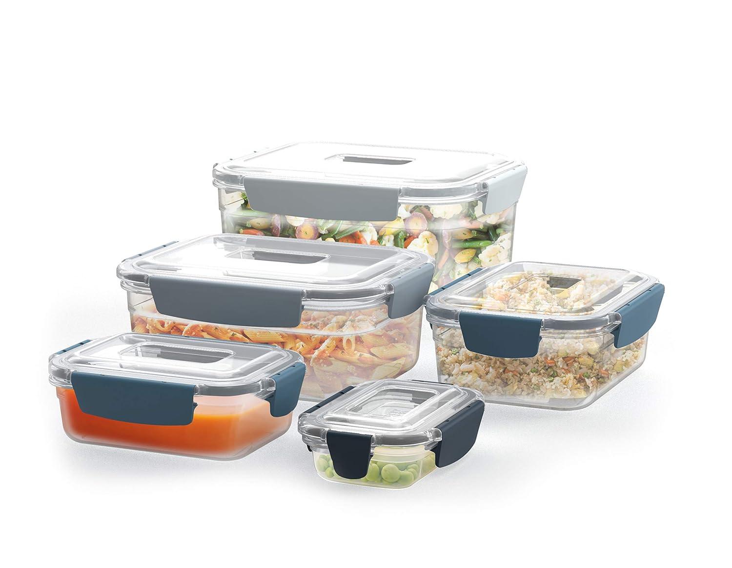 Joseph Joseph Joseph Joseph Nest Lock 10-Piece Food Storage Container Set, BPA Free