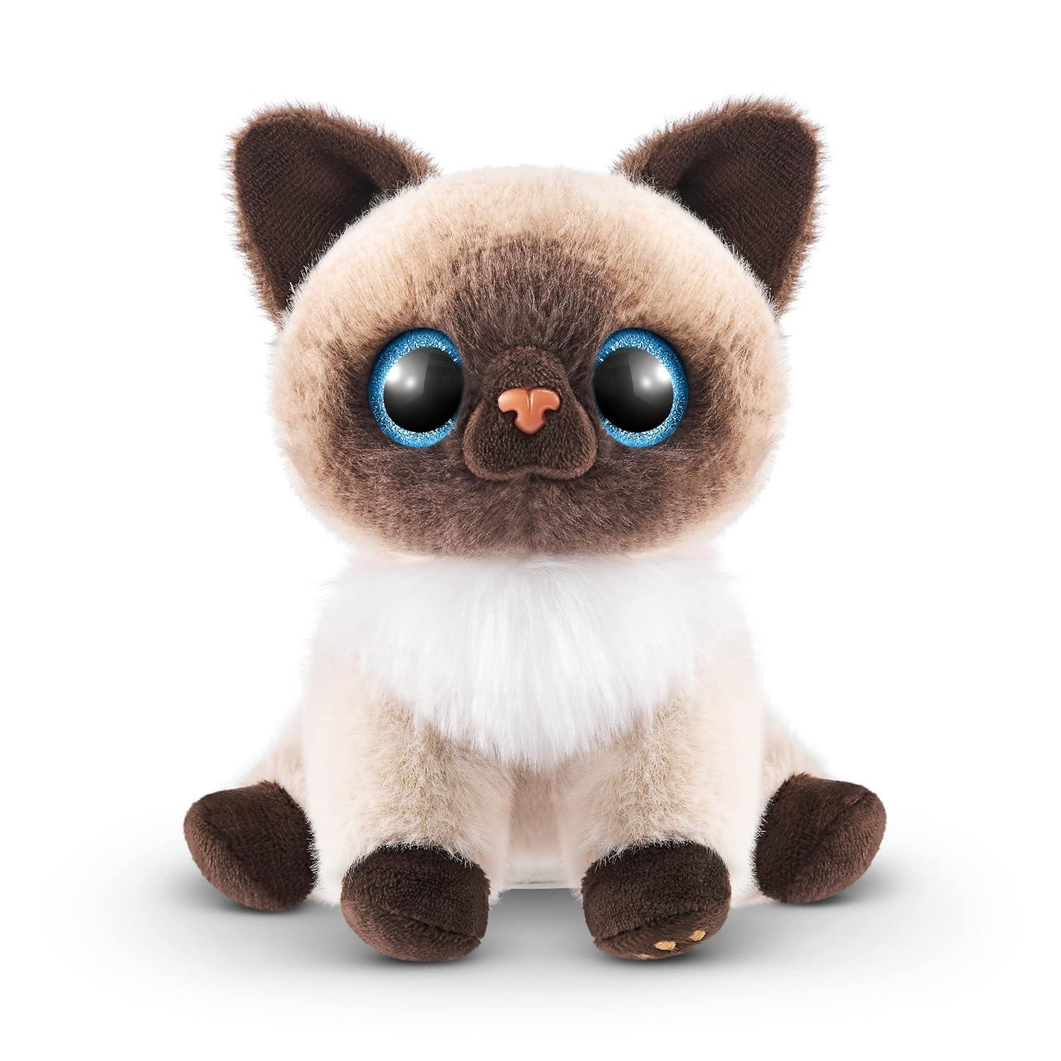 Pets Alive Smitten Kittens Surprise (Siamese Cat Mooloo) by ZURU Nurture Play Soft Toy Unboxing Adopt Interactive 10 Sounds