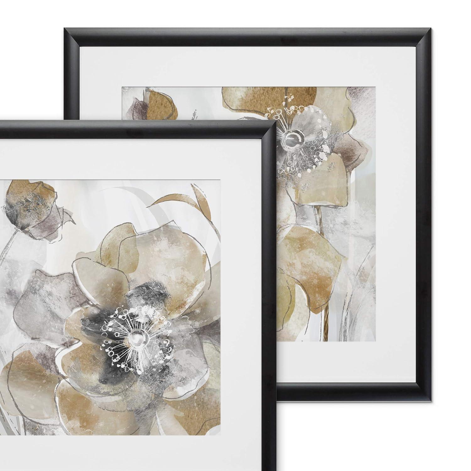 Wexford Home Taupe Spring Poppy -2 Piece Set