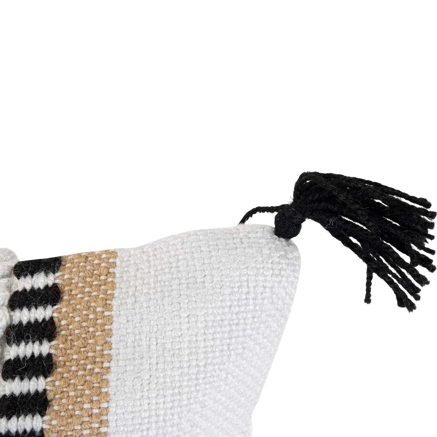 Foreside Home & Garden Tassels Indoor/Outdoor Throw Pillow