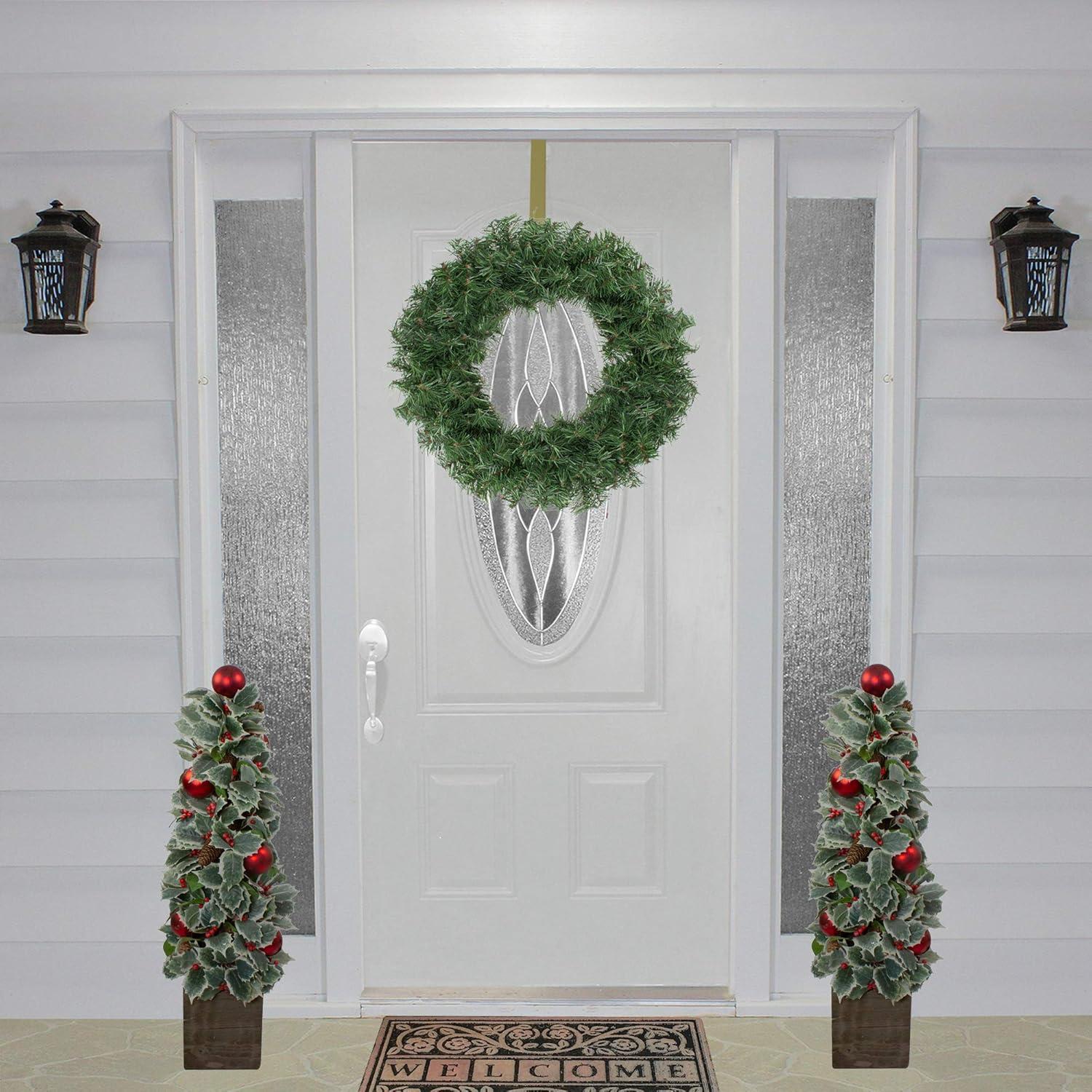 Northlight 18" Unlit Canadian Pine Artificial Christmas Wreath