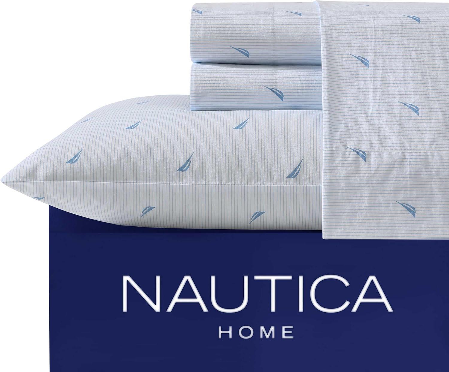 Nautica Printed Cotton Percale Sheet Sets