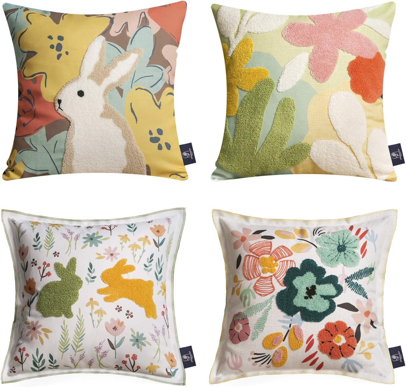 Phantoscope Floral Throw Pillow