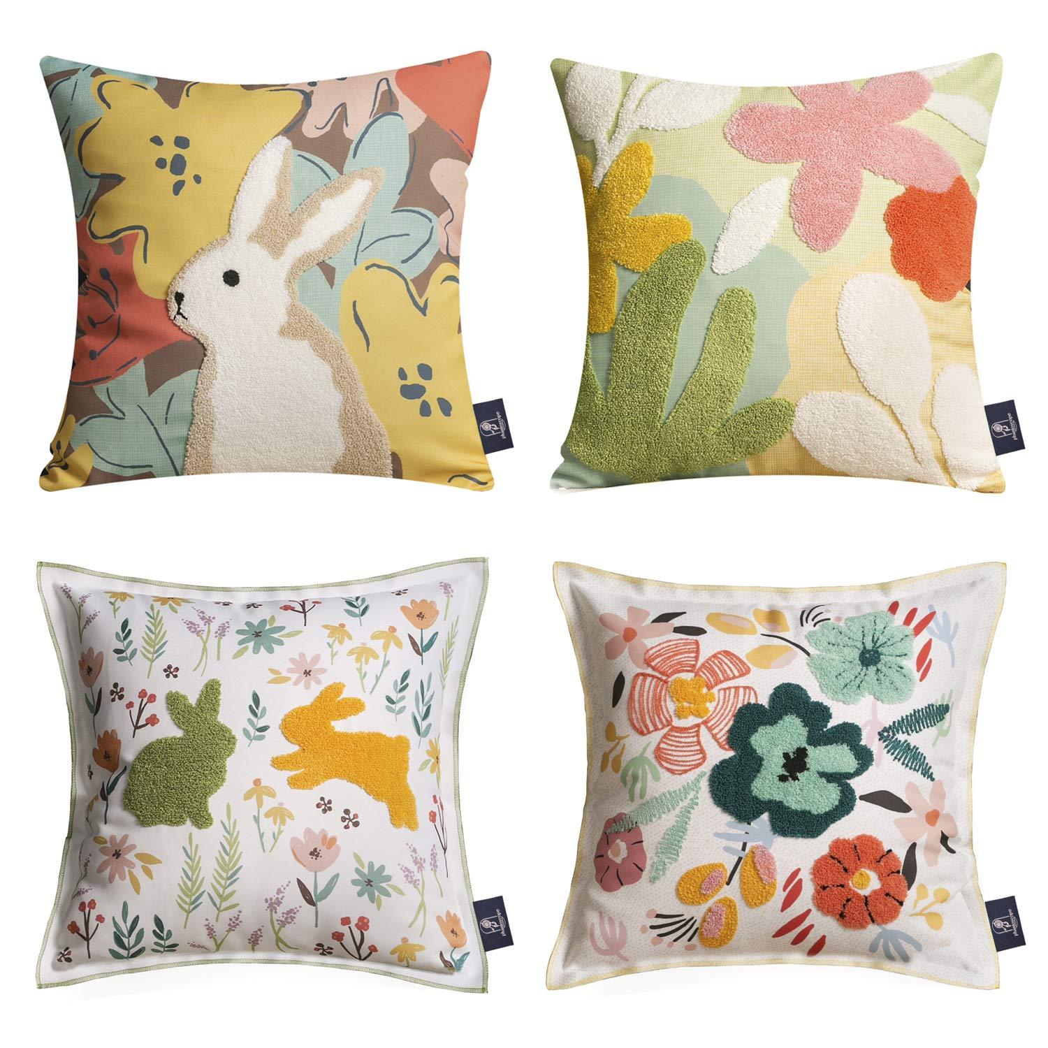 Phantoscope Floral Throw Pillow