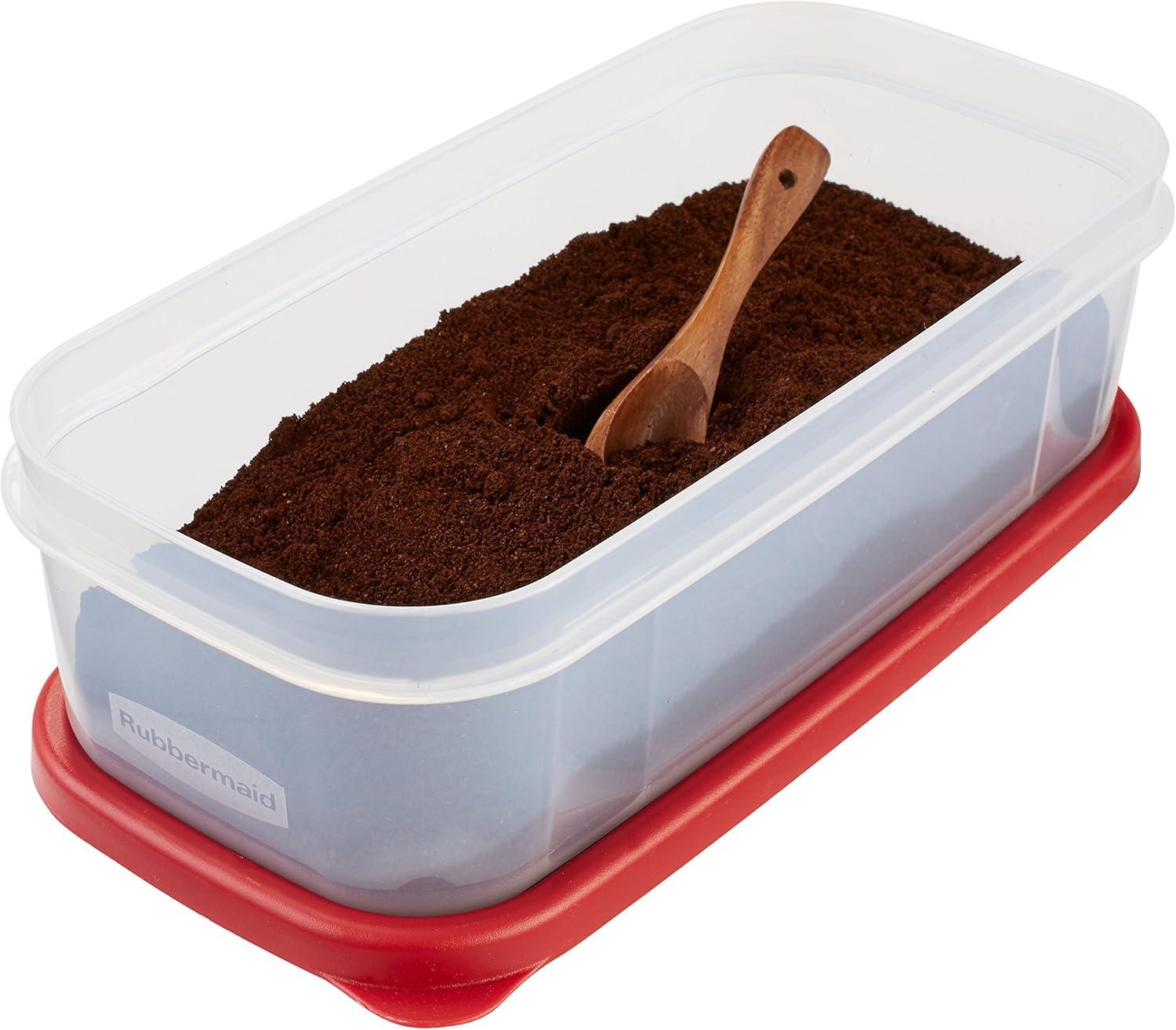 Rubbermaid Modular Food Storage Canister 5C, Red