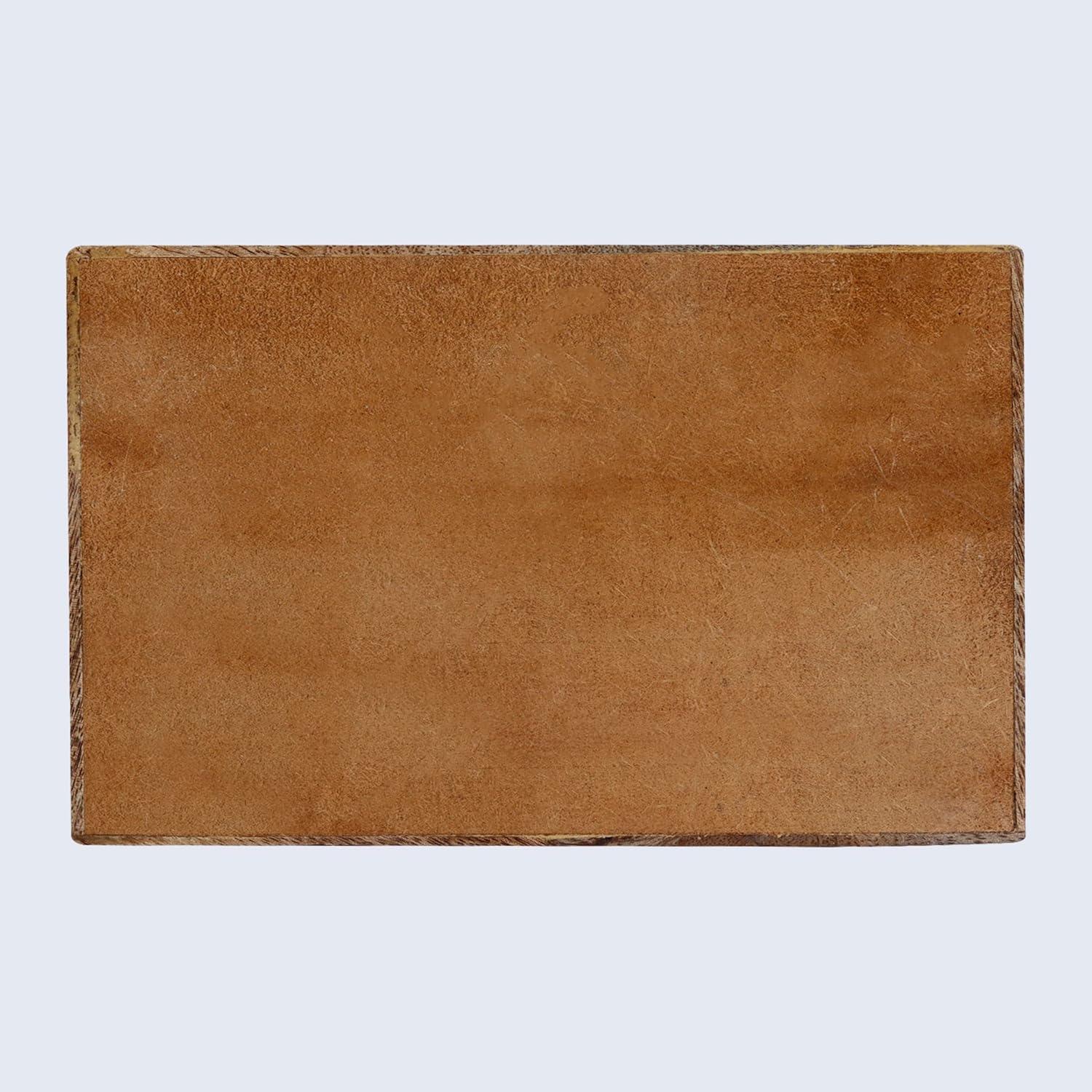 HANDICRAFTS HOME 8x5x2 Decorative Box Handmade Storage Organizer Boxes with Lids Keepsake Gift Trinket Box Display Box, Kept Safari