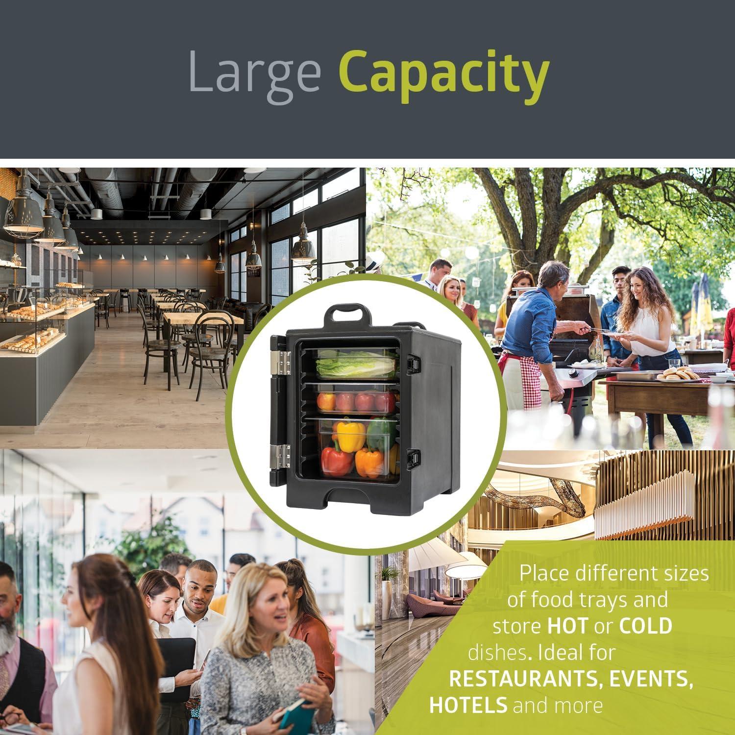 Pearington 81 Quart Polyurethane End-Loading Insulated Food Carrier