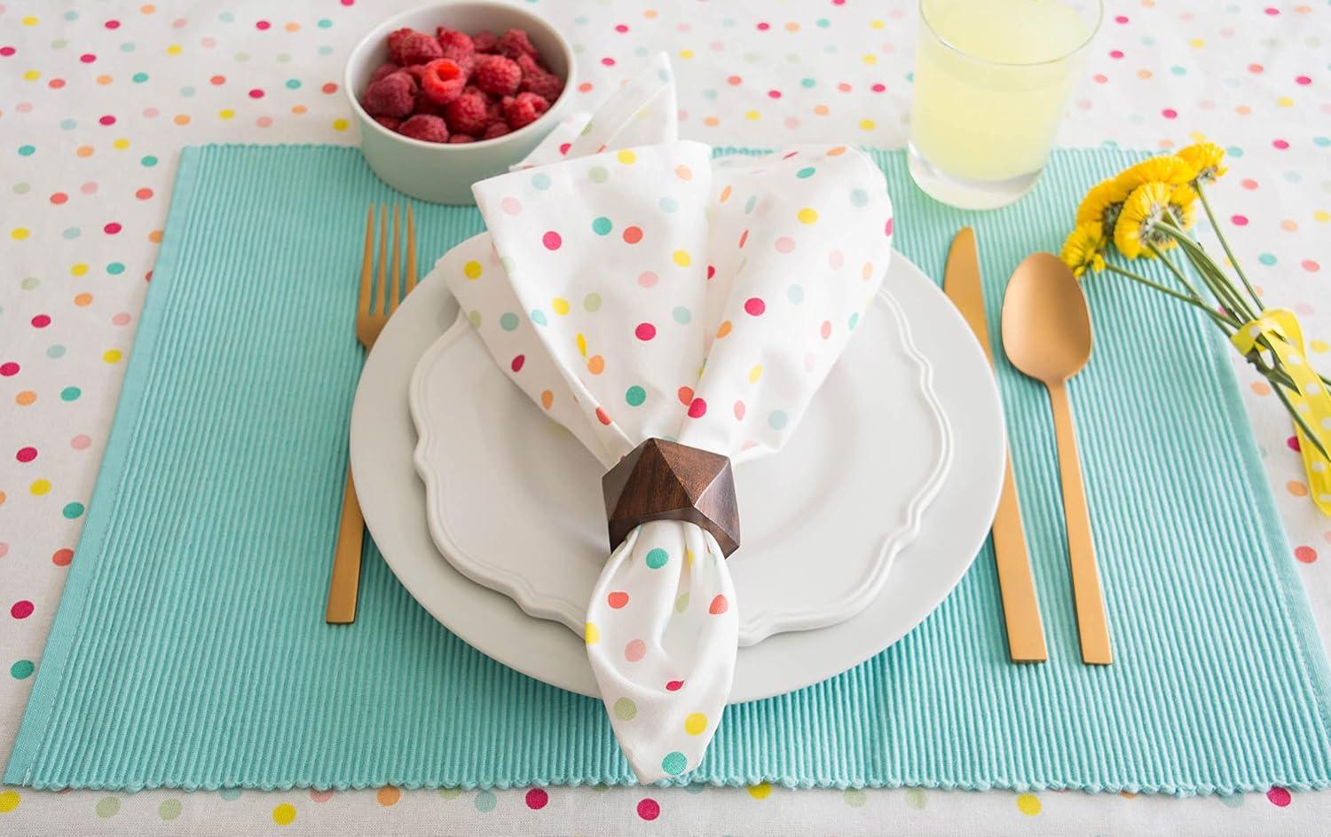 Pastel Multi Polka Dots Cotton Napkin Set of 6