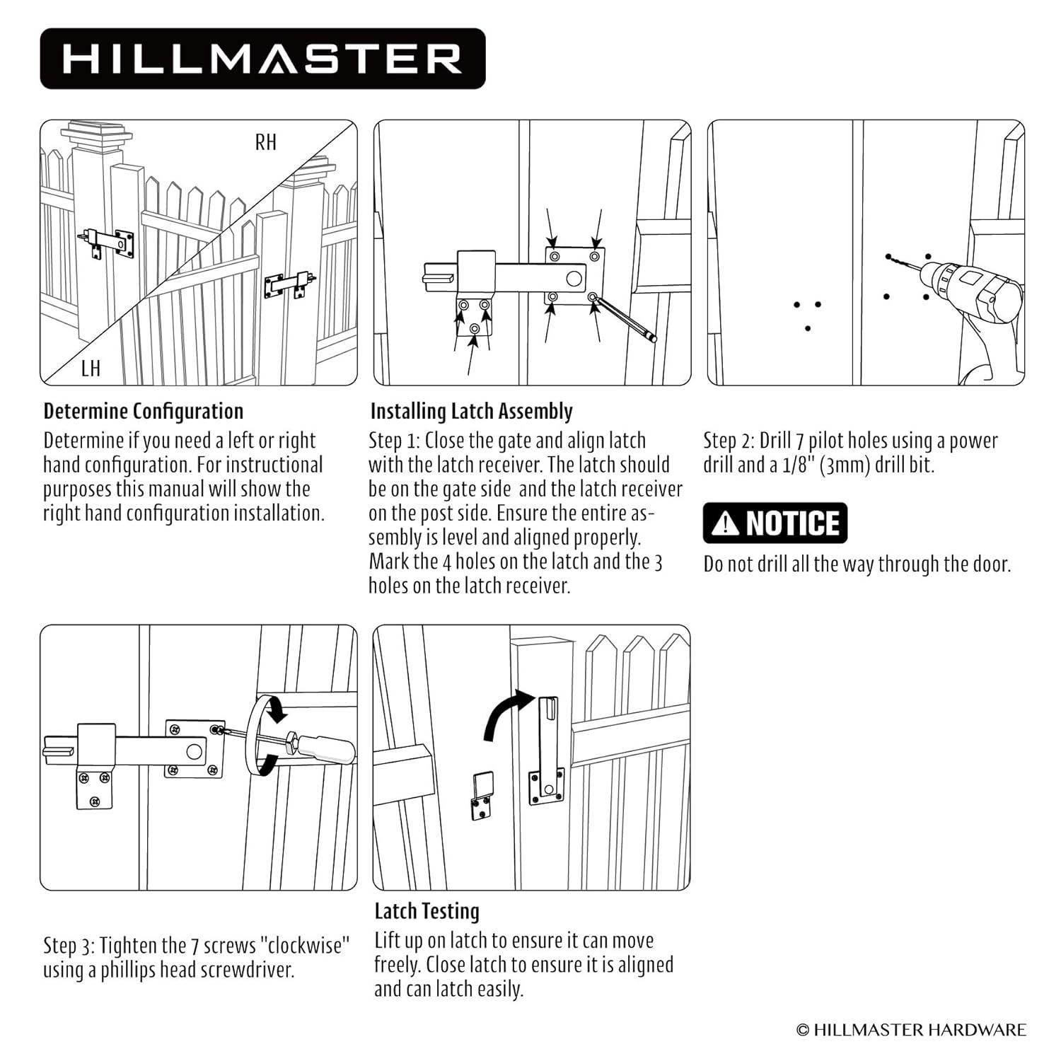 Sturdy 6" Farm Flip Fence Gate Latch, Barn Door Lock Flip Latch Hardware, Rustic Gate Lock for Cabinet, Shed, Sliding Doors, Matte Black