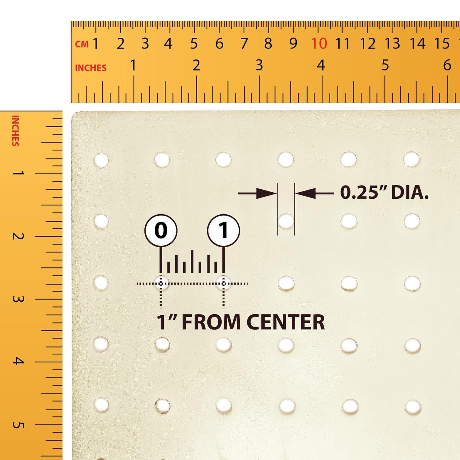 Azar Displays Four-Sided Revolving 8"W x 20"H Pegboard Counter Display