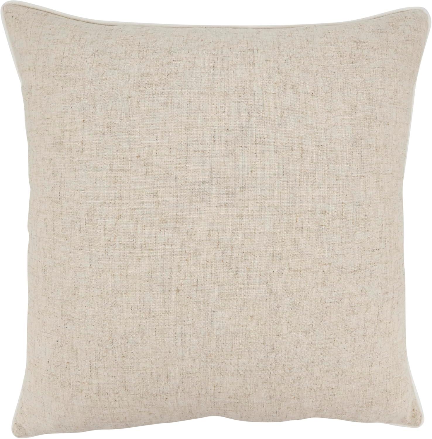 Saro Lifestyle Toscana Daydream Down Filled Down Filled Throw Pillow with Piping