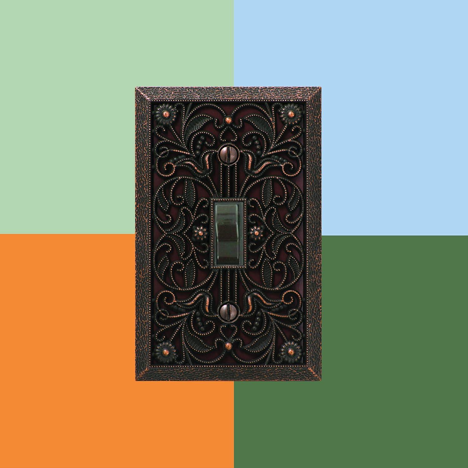 Filigree No Subject 2 - Gang Rocker Standard Wall Plate