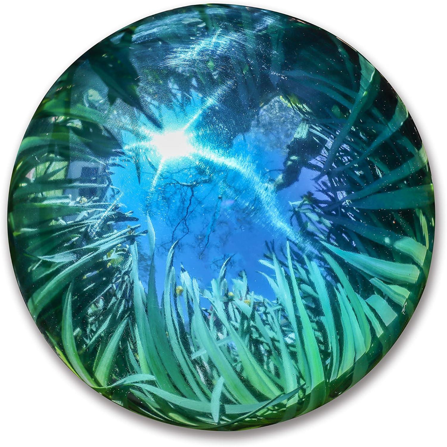 The Holiday Aisle® Champlain Metal Abstract Gazing Ball
