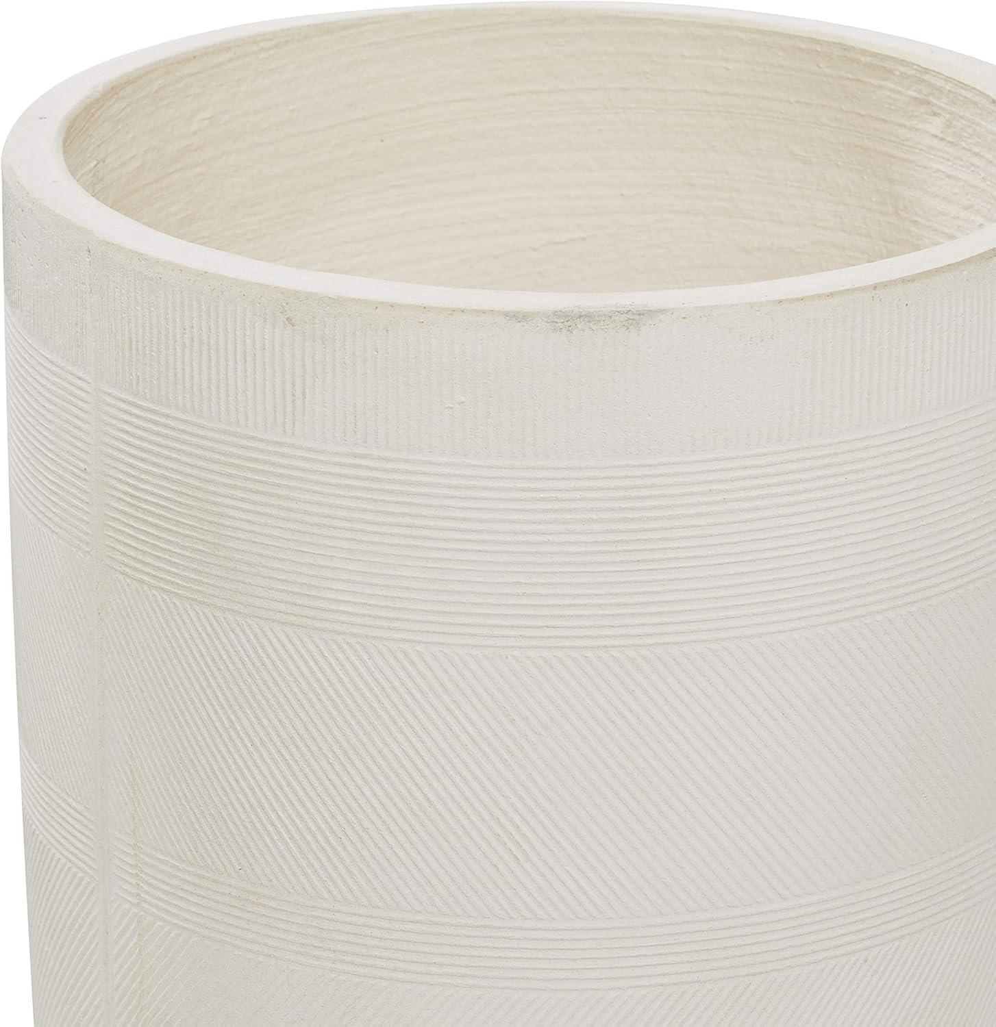 Set of 2 Cylindrical Fiberclay Planters - Olivia & May