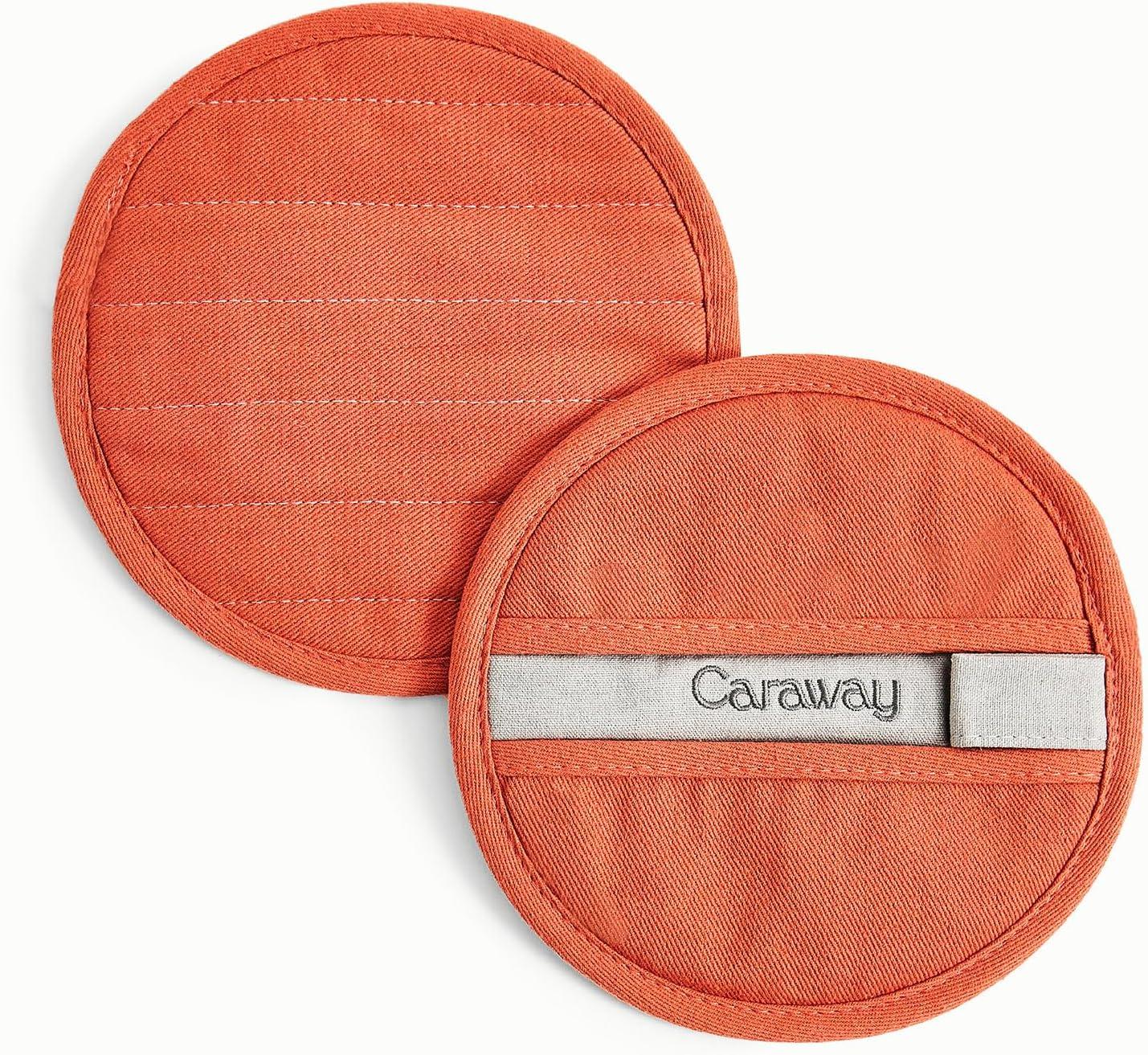 Caraway Organic Cotton Perracotta Pot Holder, Set of 2