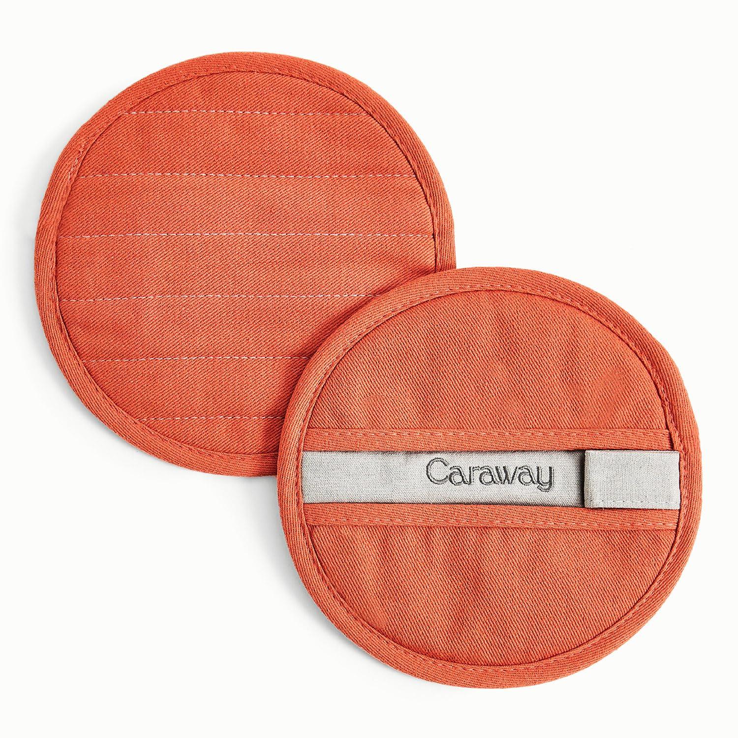 Caraway Organic Cotton Perracotta Pot Holder, Set of 2