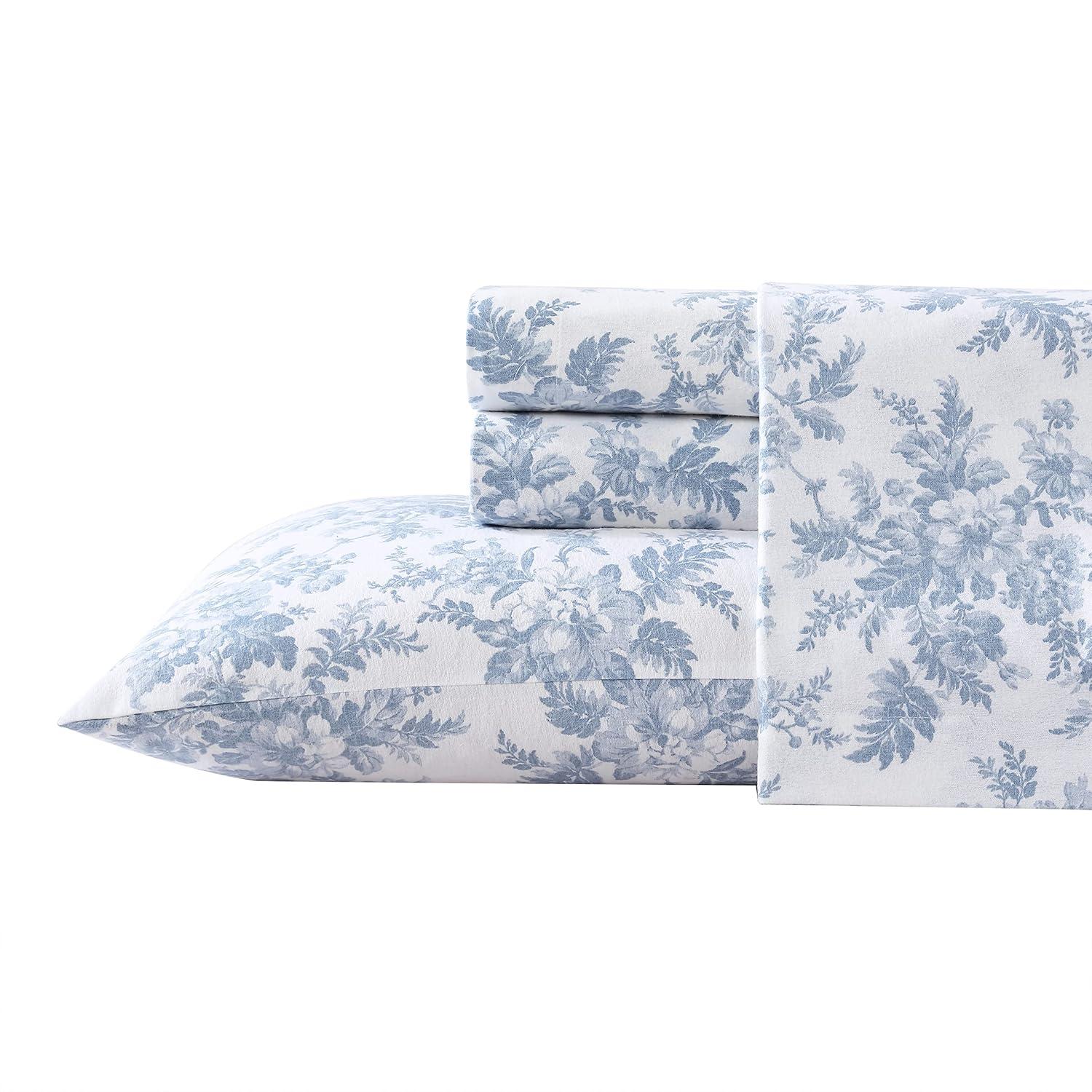 Laura Ashley Laura Ashley Cotton Flannel Cozy Sheet Sets