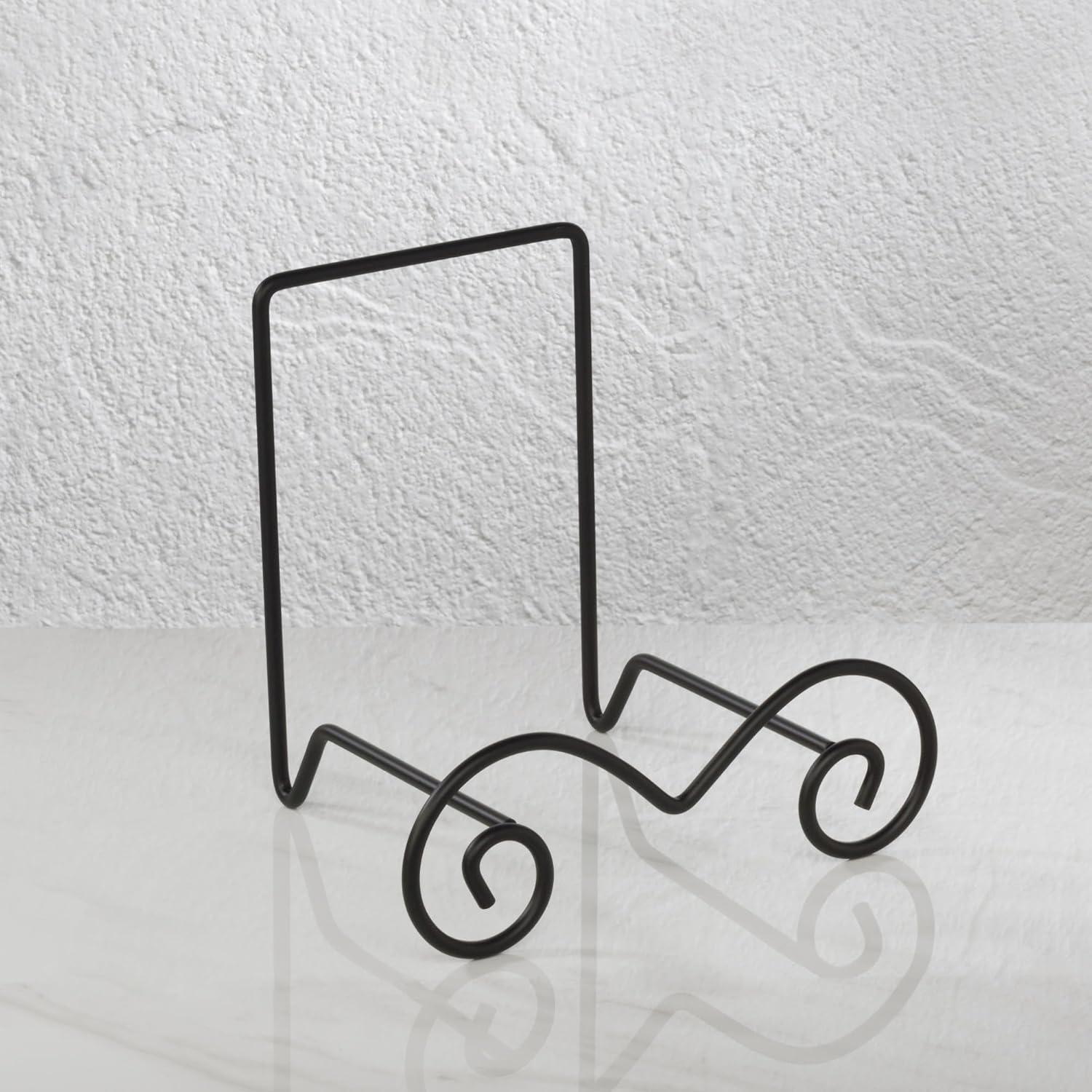 Bard's Wrought Iron Bowl or Deep Platter Stand, 9.375" H x 10.25" W x 7.625" D (For 12" - 16" Bowls or Deep Platters)