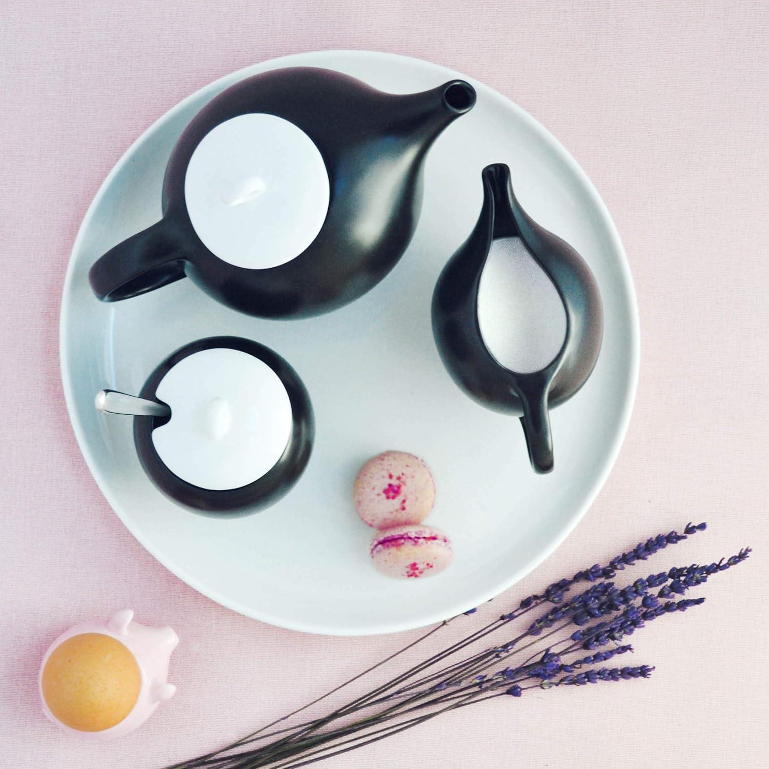 Maia Ming Designs Eva Sugar And Creamer Set with Lid