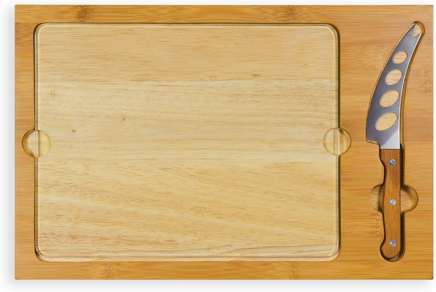 Icon Glass Top Cutting Board & Knife Set