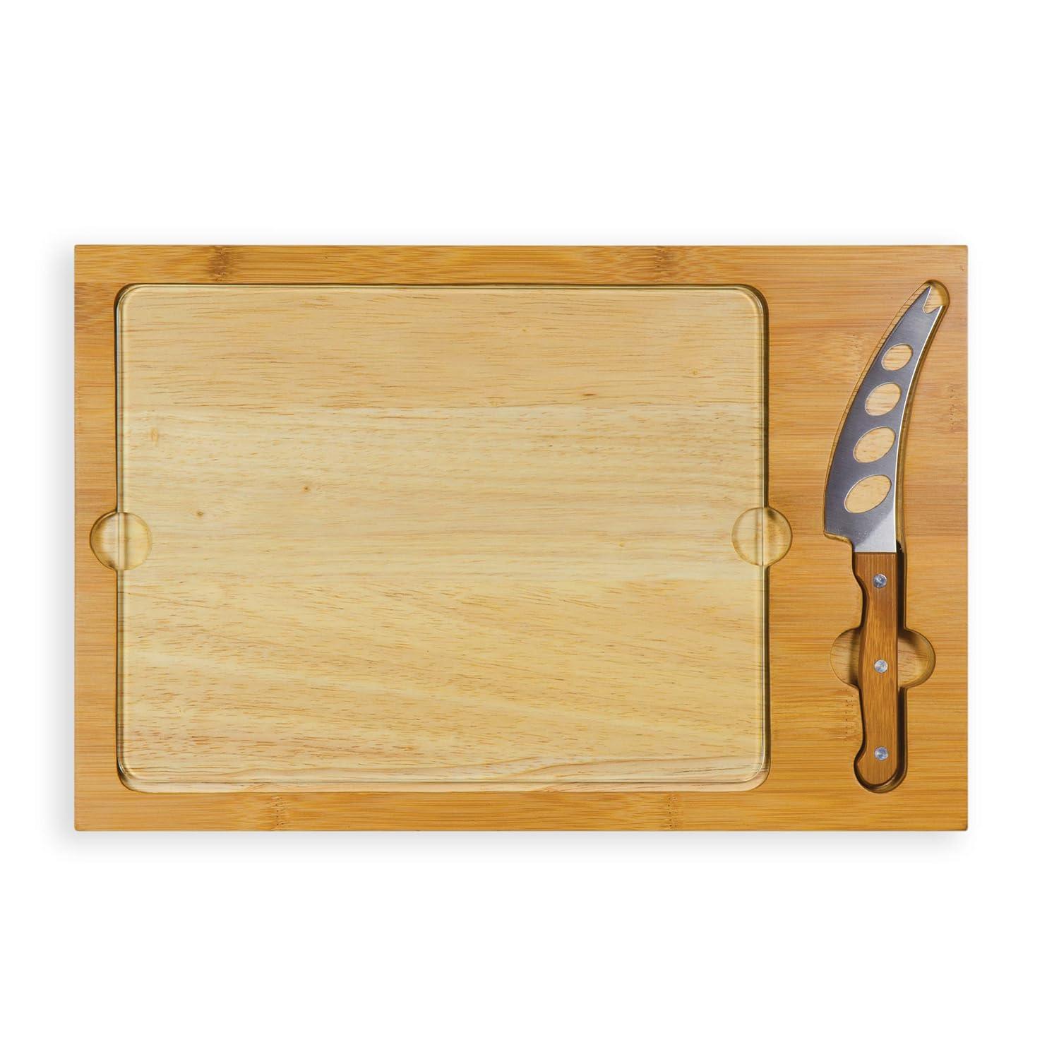 Icon Glass Top Cutting Board & Knife Set
