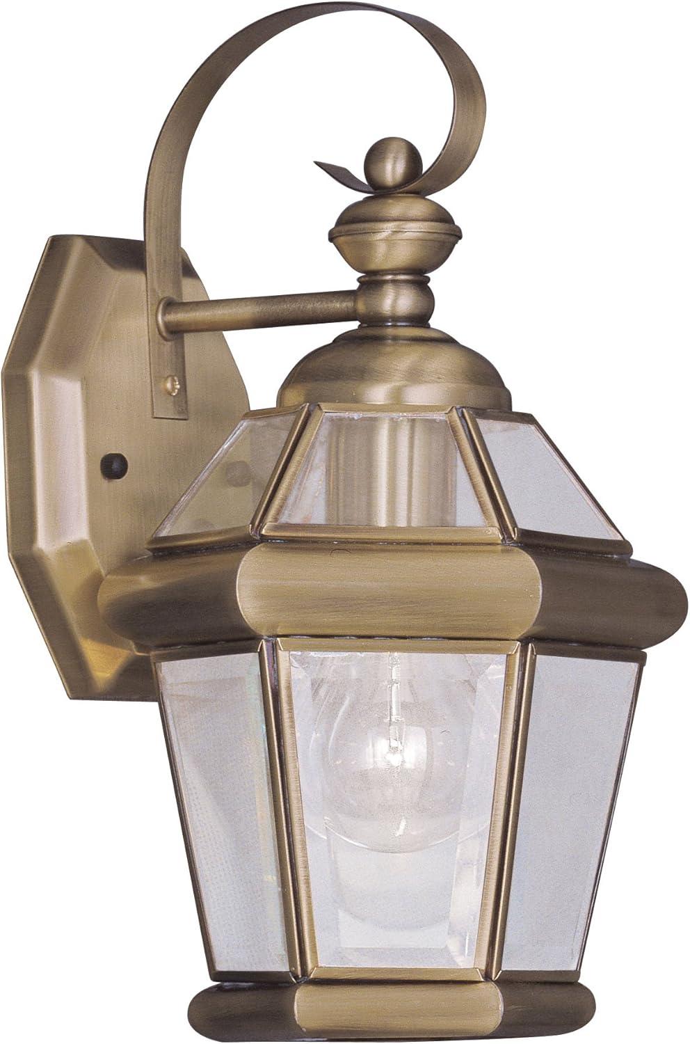 Livex Lighting Georgetown 1 - Light Wall Light in  Antique Brass