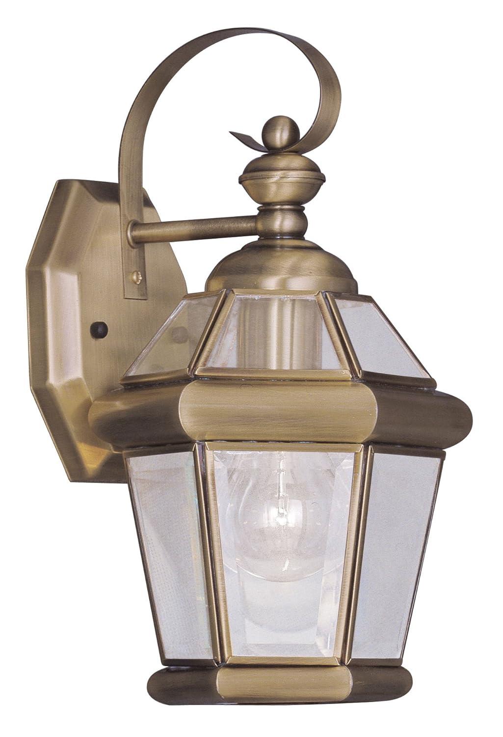 Livex Lighting Georgetown 1 - Light Wall Light in  Antique Brass