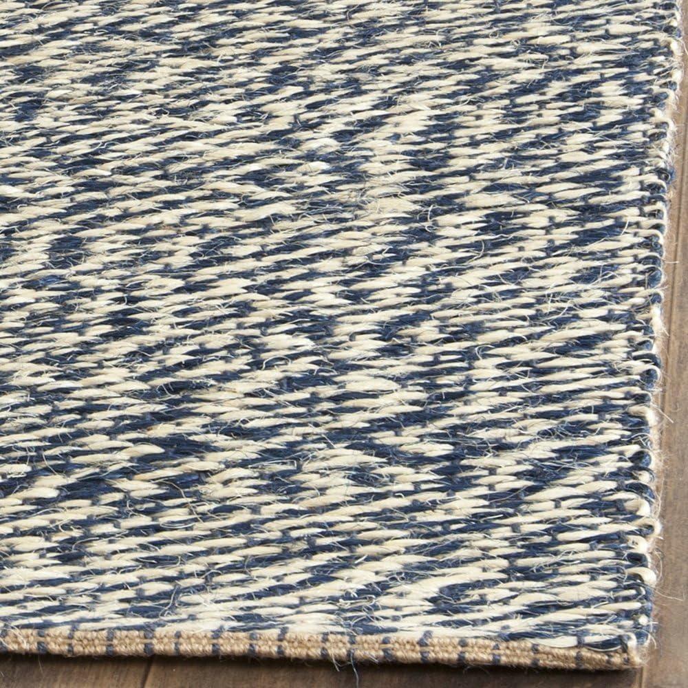 Natural Fiber NF448 Hand Woven Indoor Area Rug - Blue/Ivory - 6'x9' - Safavieh.