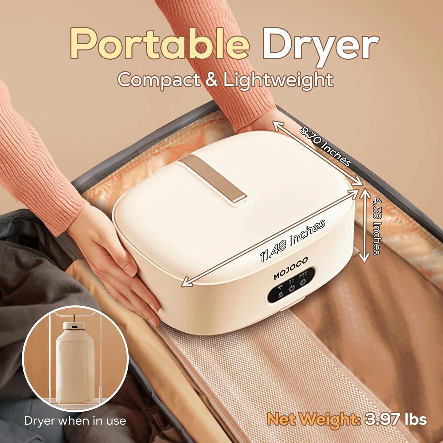 Mojoco Portable 600W Electric Clothes Dryer