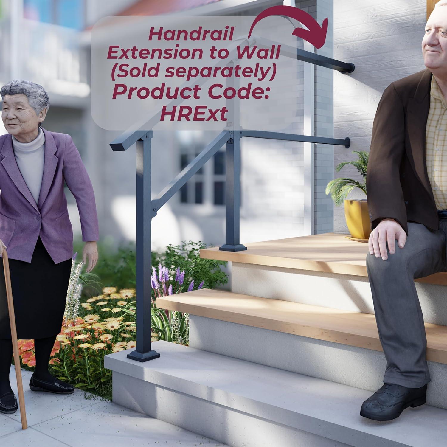 CR Home Hand Rails for Outdoor Steps for Porch, Deck, & Balcony Railing & Reviews | Wayfair