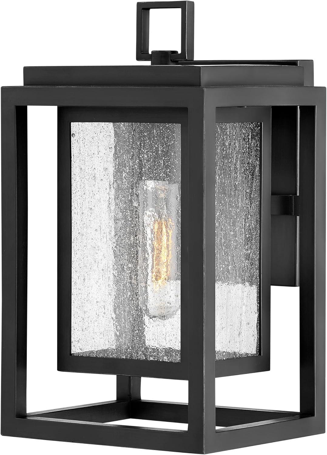 Republic Seeded Glass Outdoor Wall Mount Lantern