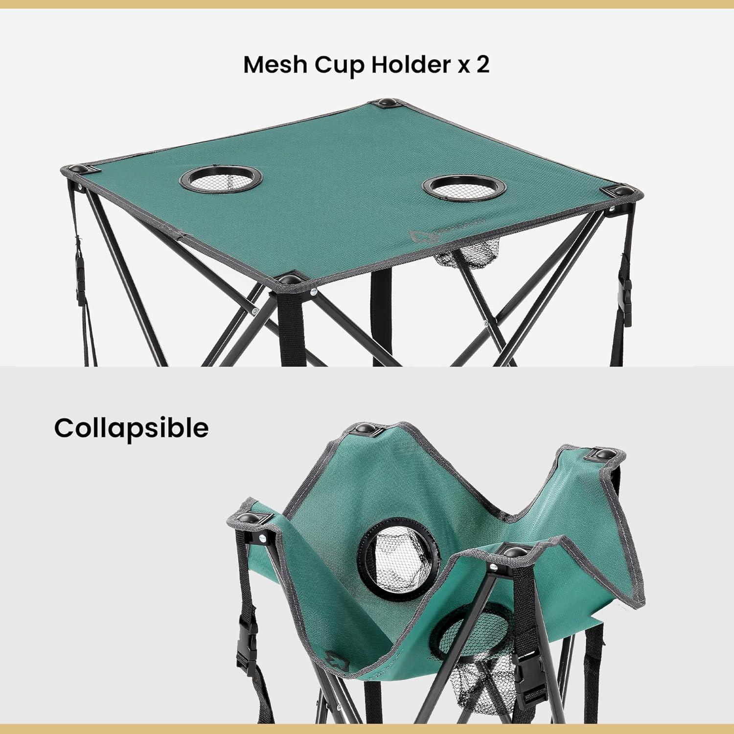 Square Fabric Outdoor Folding Camping Table