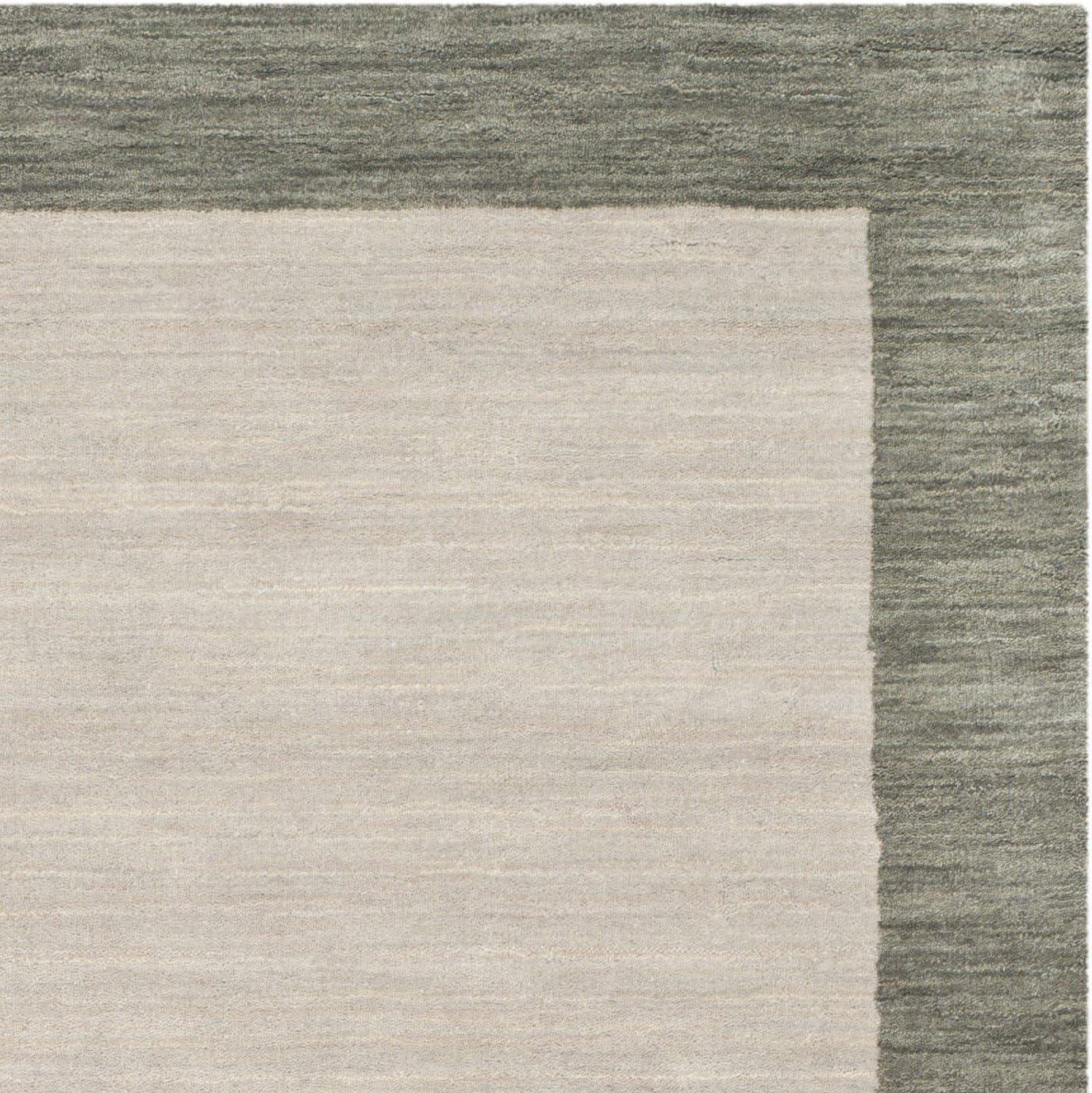 Himalaya HIM580 Hand Loomed Area Rug - Light Grey/Dark Grey - 5'x8' - Safavieh.