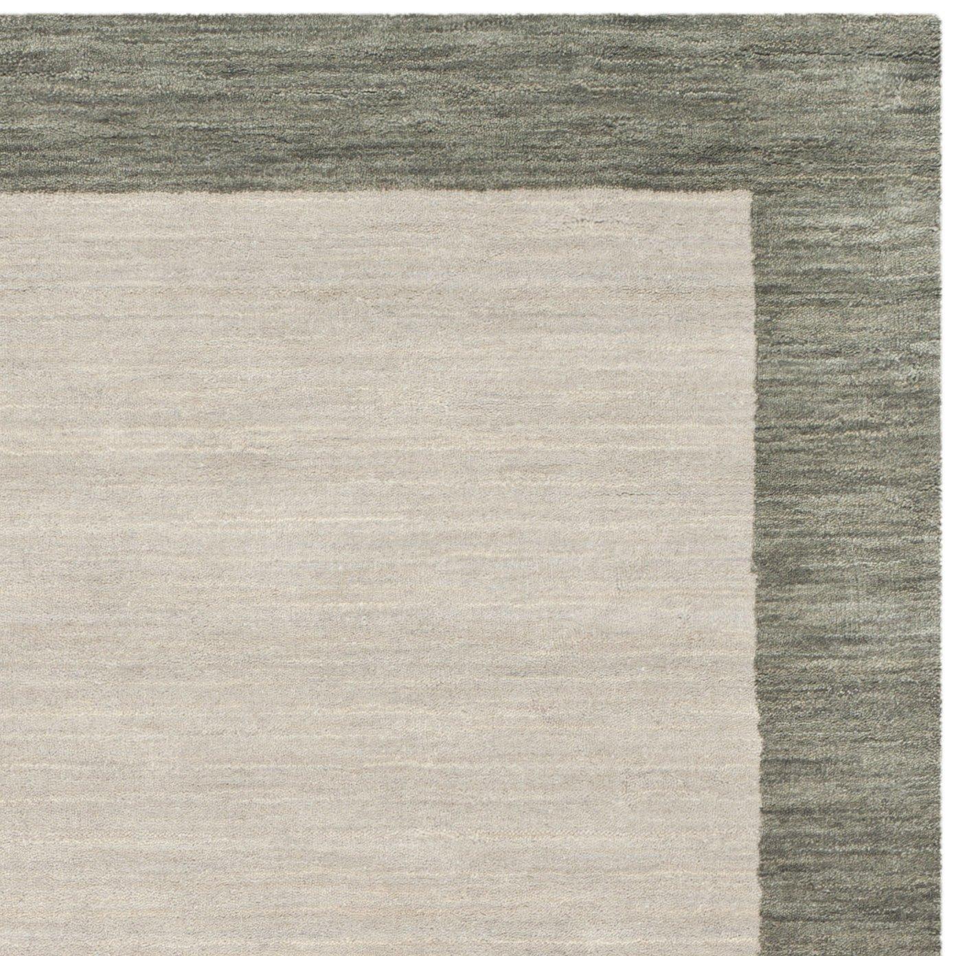 Himalaya HIM580 Hand Loomed Area Rug - Light Grey/Dark Grey - 3'x5' - Safavieh.