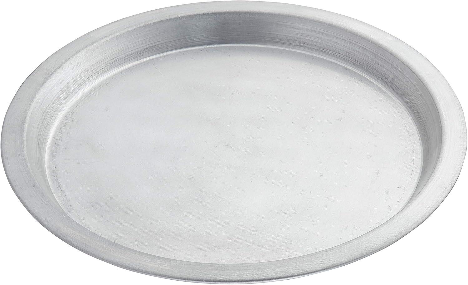 Silver Aluminum Round Pie Pan Server, 9.13 Inch