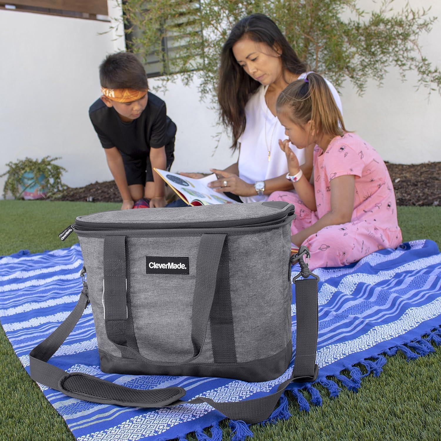 CleverMade Eco Tahoe Soft Sided Collapsible 21qt Cooler