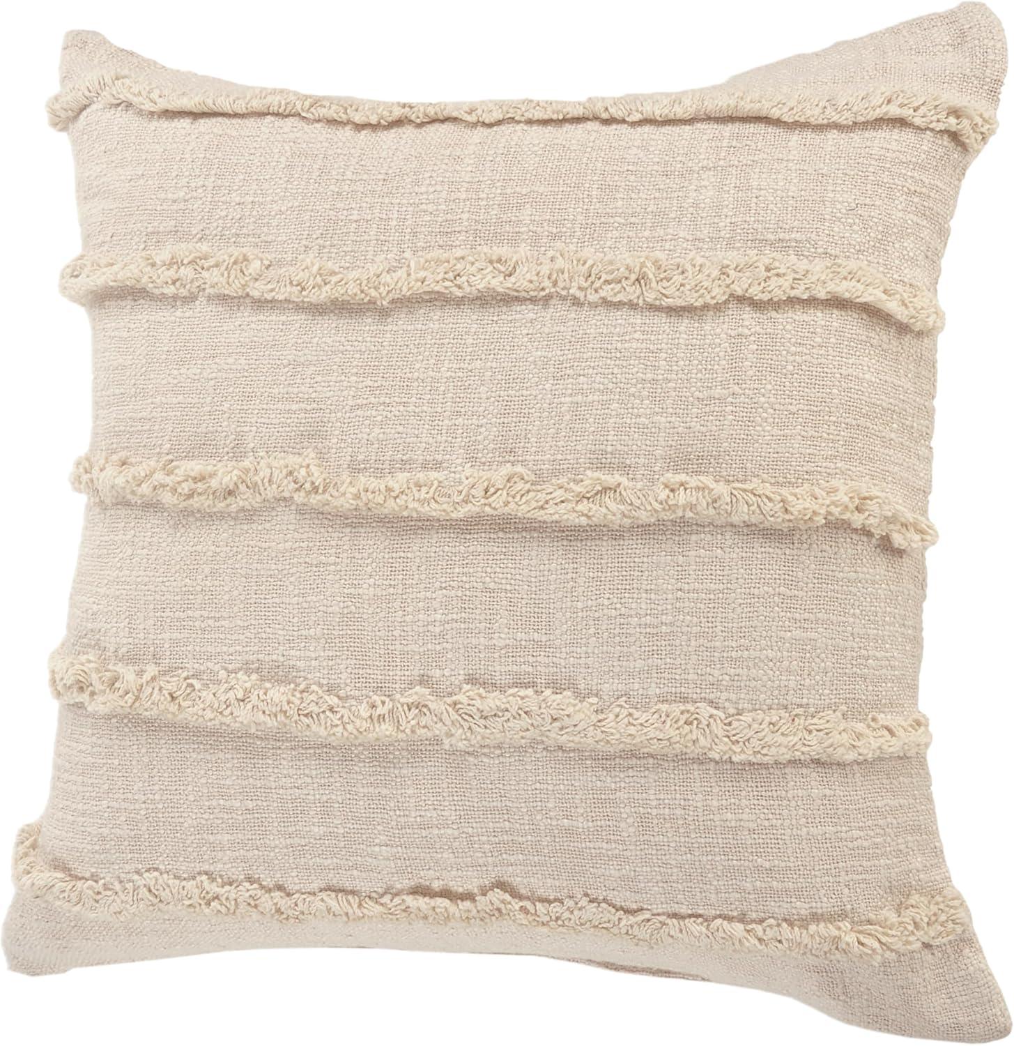 Ox Bay Birch Solid Organic Cotton Square 4 Piece Pillow Cover Set