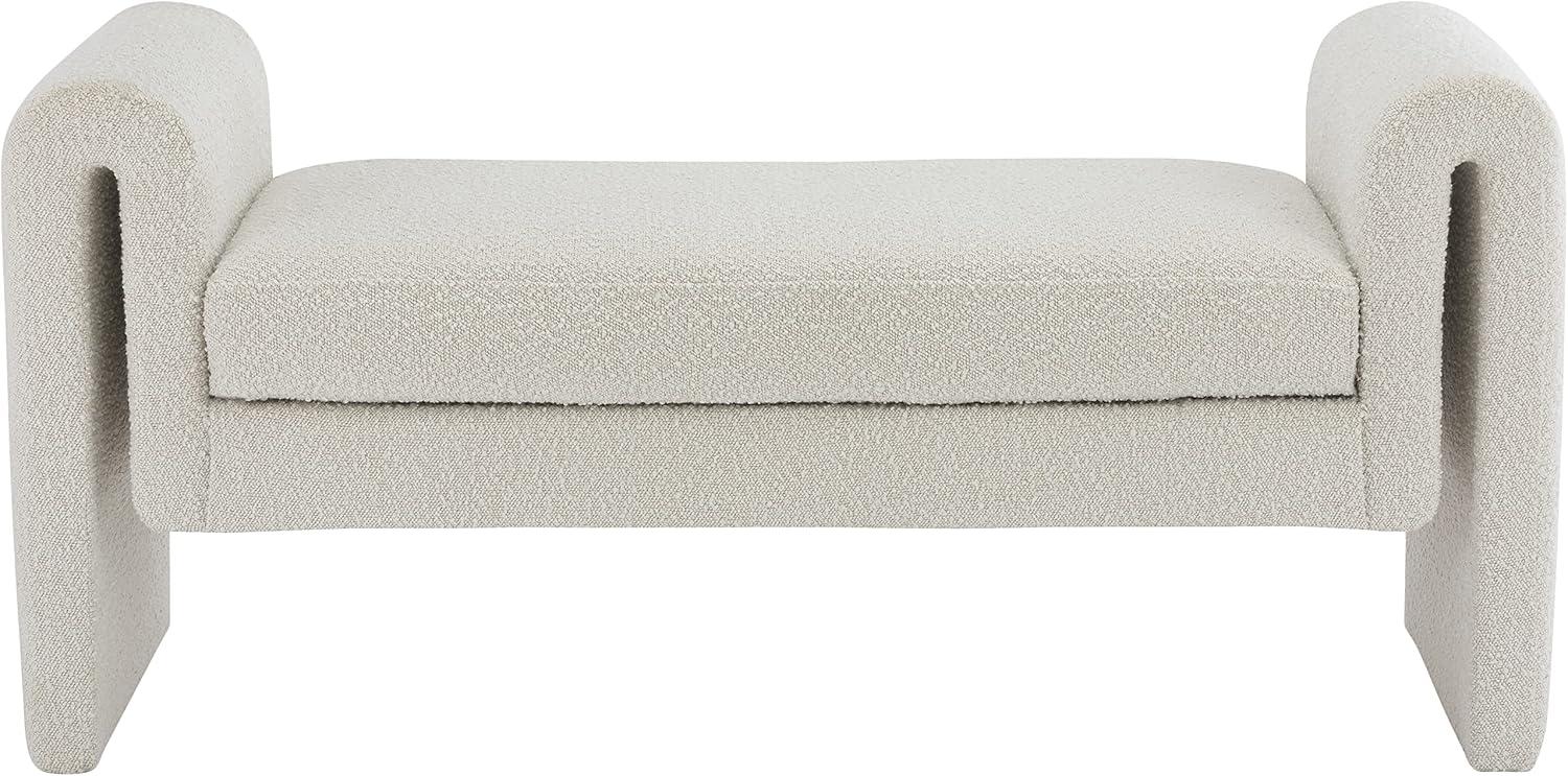 Hiroyasu Upholstered Boucle Bench