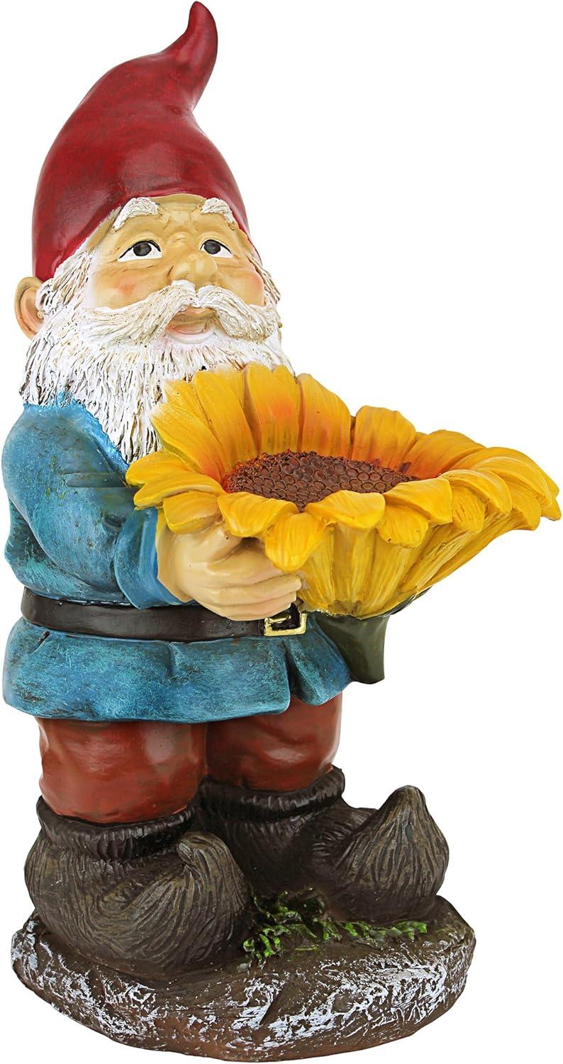 Garden Gnomes Sunflower Sandra Statue