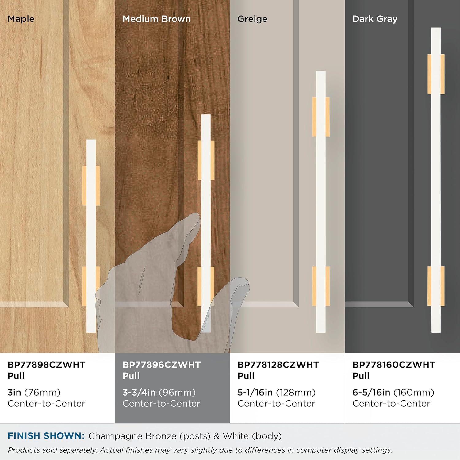 Amerock Urbanite 3-3/4 inch (96mm) Center-to-Center