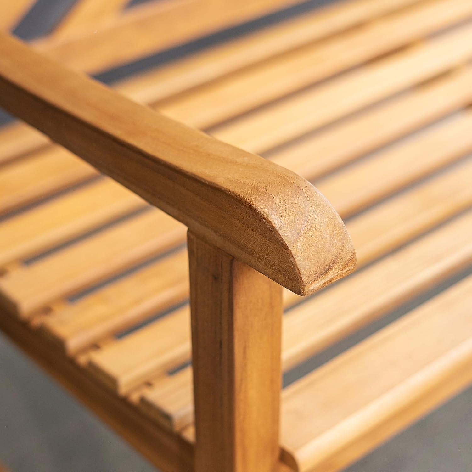 Cambridge Casual Willem Outdoor Teak Bench - Gray