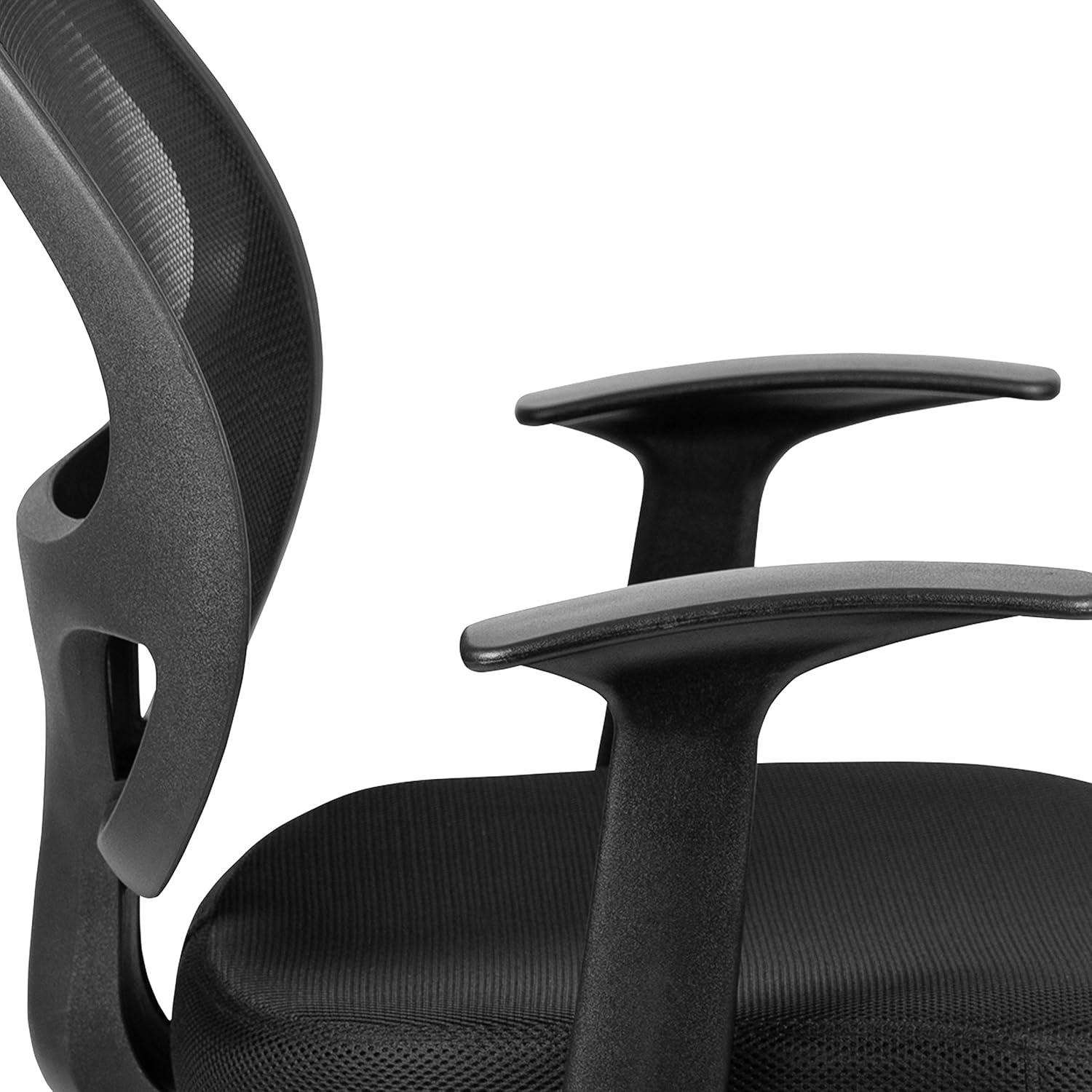 Bonavant Mid-Back Mesh Swivel Task Office Chair with T-Arms - Office Furniture